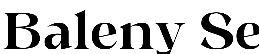 baleny-serif-free font family download free