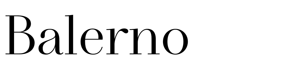 Balerno font family download free