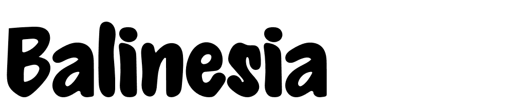 balinesia font family download free