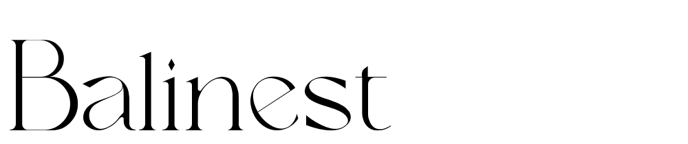 Balinest font family download free