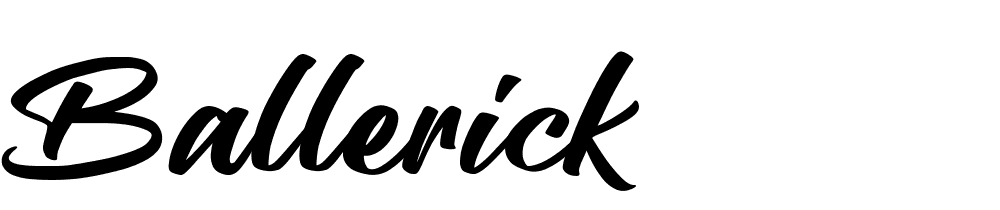 Ballerick font family download free