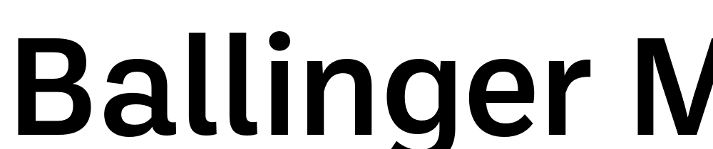 Ballinger-Medium font family download free