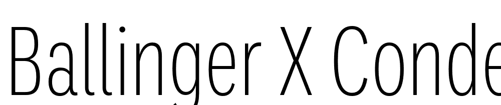 Ballinger-X-Condensed-X-Light font family download free