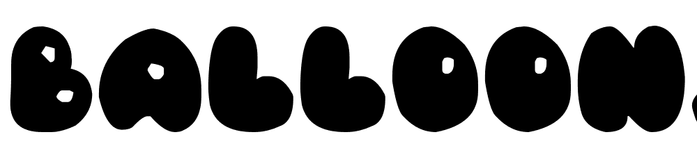 balloons_2 font family download free