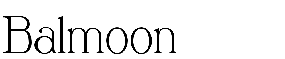 Balmoon font family download free