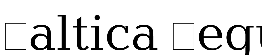 Baltica-Regular font family download free