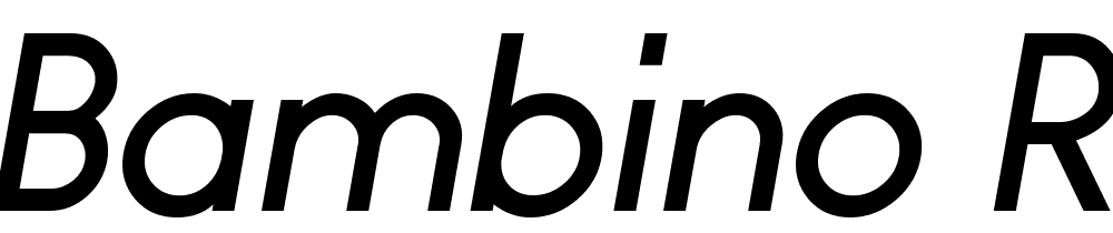 Bambino-Regular-Italic font family download free