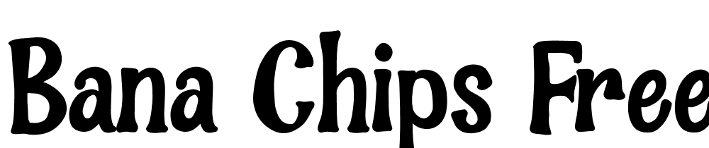 Bana-Chips-Free font family download free