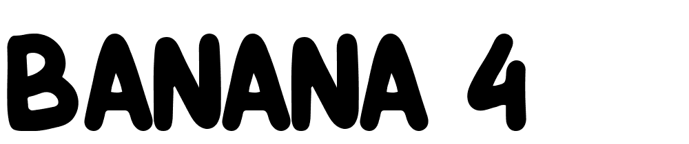 banana_4 font family download free