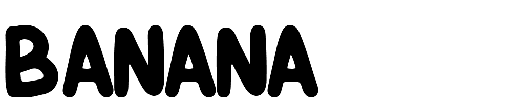 Banana font family download free