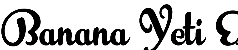Banana-Yeti-ExtraBold font family download free