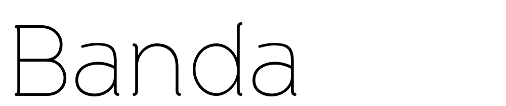 Banda font family download free