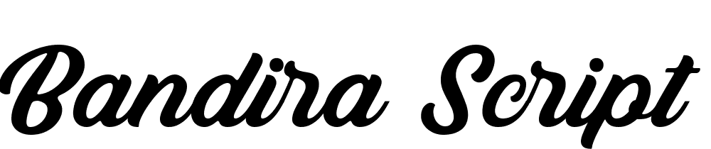 Bandira-Script-DEMO font family download free