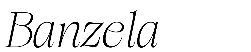 Banzela font family download free