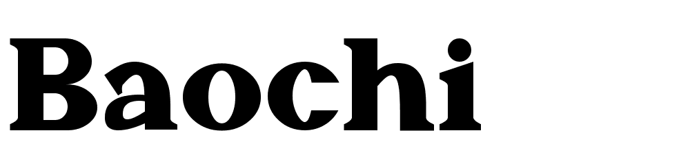 Baochi font family download free