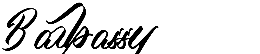 Barbassy font family download free