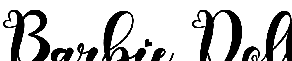 Barbie-Doll font family download free