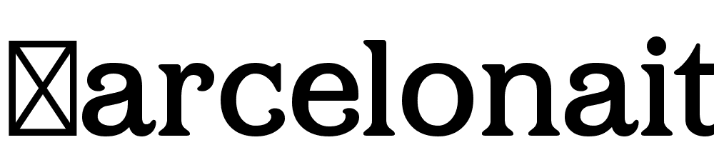 BarcelonaITCStd-Medium font family download free