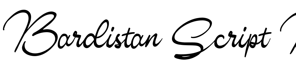 Bardistan Script DEMO font family download free