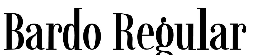 bardo-Regular font family download free