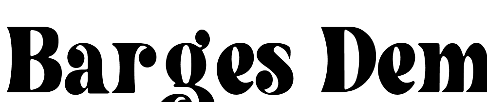 Barges-Demo font family download free