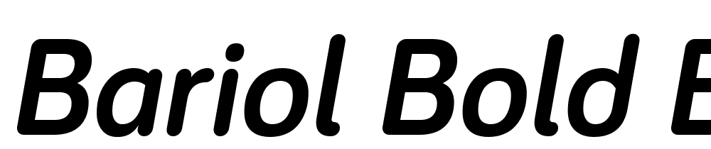 Bariol-Bold-Bold-Italic font family download free