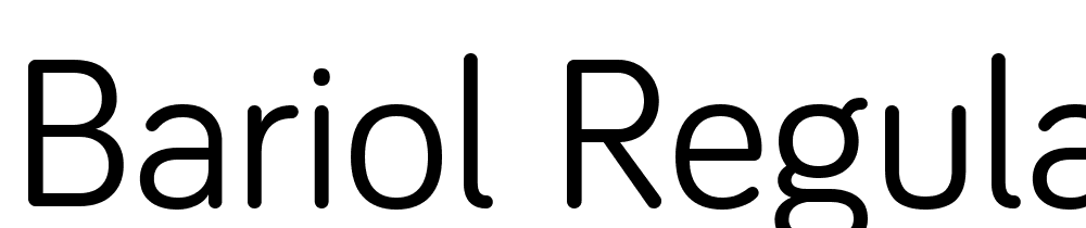 Bariol-Regular-Regular font family download free