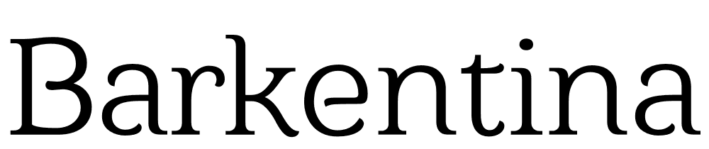 Barkentina-1 font family download free