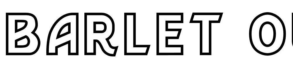 Barlet-Outlined font family download free