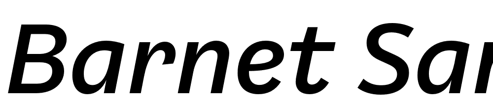 Barnet-Sans-Medium-Italic font family download free