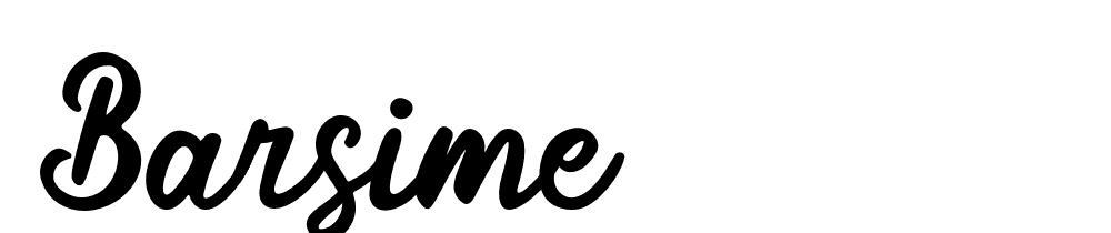 barsime font family download free