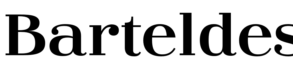 Barteldes font family download free