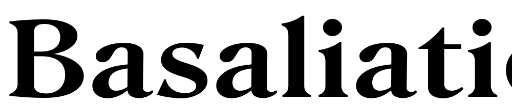 Basaliation-Bold font family download free