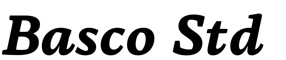 Basco Std font family download free