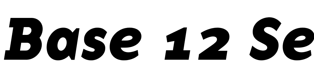 Base-12-Serif-OT-BoldItalic font family download free