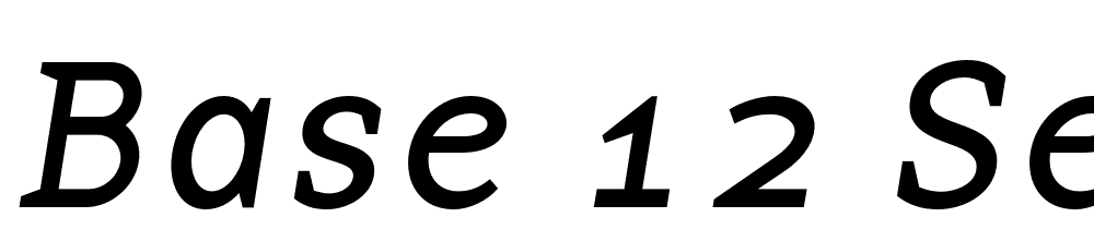 Base-12-Serif-OT-RegItalic font family download free