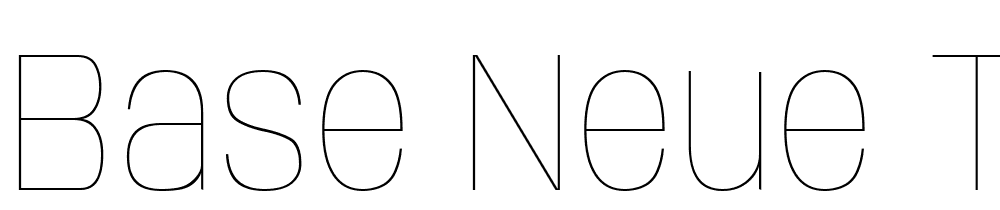 Base-Neue-Thin font family download free