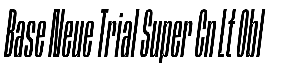 Base-Neue-Trial-Super-Cn-Lt-Obl font family download free