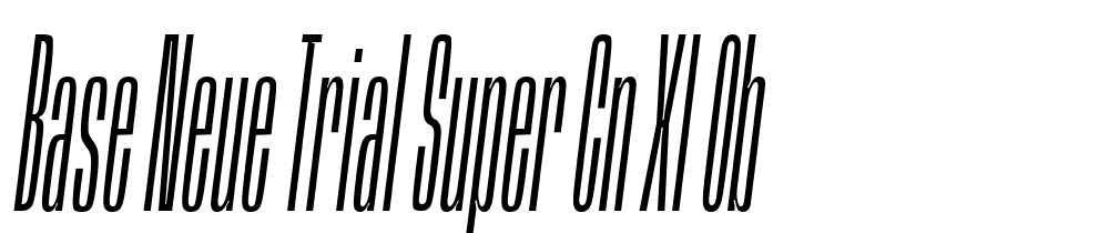 Base-Neue-Trial-Super-Cn-XL-Ob font family download free