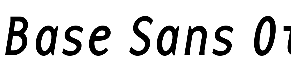 Base  Sans OT font family download free