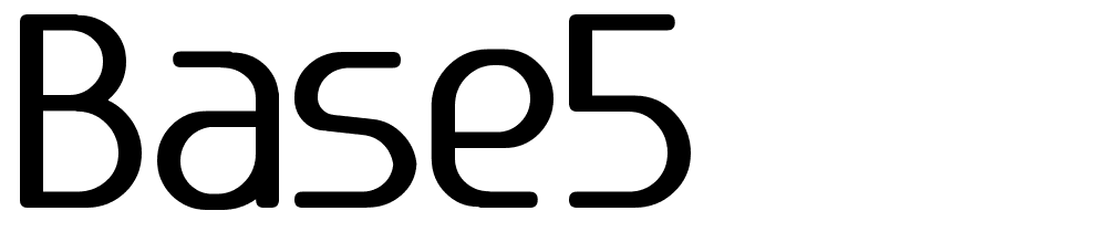 Base5 font family download free