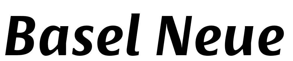 Basel-Neue-Bold-Italic font family download free