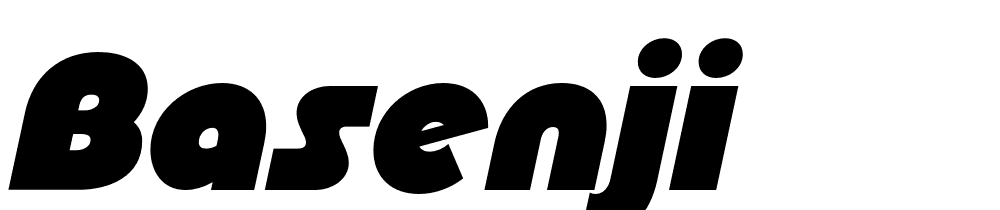 Basenji font family download free