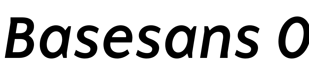 BaseSans OT font family download free