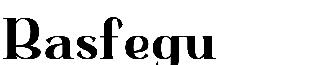 Basfegu font family download free