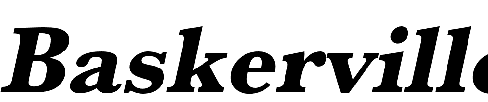 Baskerville-URW-Extra-Bold-Oblique font family download free