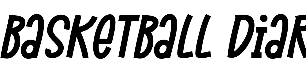 Basketball-Diary font family download free