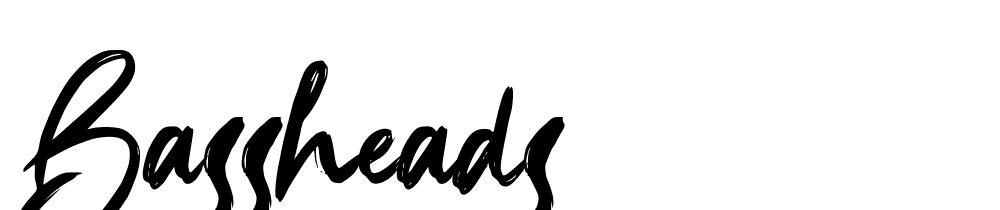 Bassheads font family download free