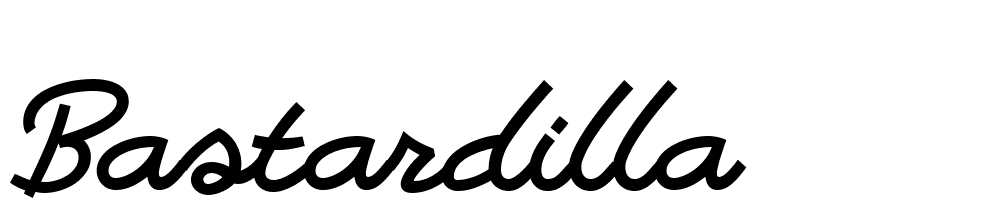 Bastardilla font family download free