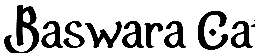 Baswara Catra font family download free